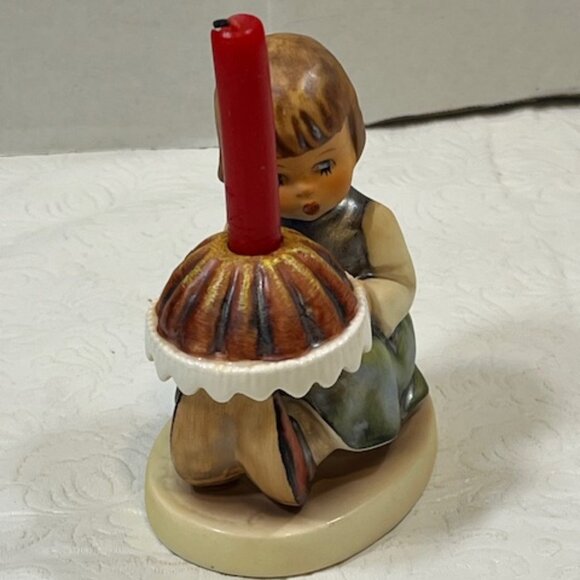 Vintage Goebel Hummel Porcelain Girl Birthday Cake Figurine #338 - Picture 3 of 15
